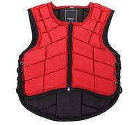 Luocute Kids Equestrian Vest, Nylon Foam Padded Safety Horse Riding Protective Gear Body Protector with Adjustable Side, Foam Padded Children Safety Horse Riding Vest Body Protector (CM)