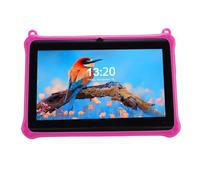 Luocute Kids Learning Tablet, 7 Inch 32GB Storage 4GB 13 HD Display Parental Controls with Shockproof Silicone Case Stand for Ages 2-12 (Roseate)