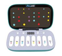 Luocute Kids Mini Piano, Portable LED Musical Toy with Interactive Light Sound Modes, Educational Electronic Keyboard Instrument for 4 5 6 Year Old Children (Green)