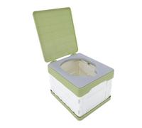 Luocute Kids Portable Toilet, Foldable Collapsible Potty for Travel Camping Outdoor Activities with PU Cushion, Rectangular Design Holds 100KG