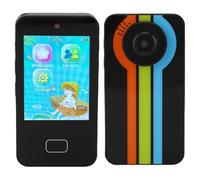 Luocute Kids Smart Phone, with ABCs Drawing Dual Camera Music Player 2.8 Inch Touch Screen Educational Phone, 8GB Memory Card for Children 3-10 Years with Xmas, Birthday (Black)