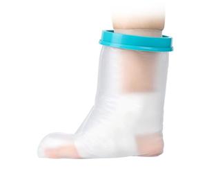 Luocute Kids Water Proof Cast Cover, Reusable Comfortable Design for Broken Foot, with Extra Space for Free Movement, Keep Bandages Dry for Showering Bathing Outdoor Activities