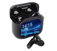 Luocute Language Translator Earbuds, 5.4 Real Time Translation in 140 Languages, 97% Accuracy, Fastest Translation, ANC Noise Reduction, Dual Microphones, Color Touchscreen Char (Black)
