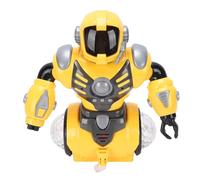 Luocute LED Dancing Robot, 360 Rotation Obstacle Avoidance Musical Walking with Multi Color LED Lights and Rhythmic Music, for Kids Adults Boys Girls Birthday Gift