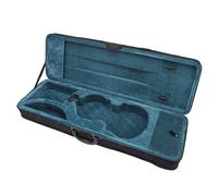 Luocute Lightweight Shock Absorbing Foam Hard Violin Case, Adjustable Shoulder Strap, Full Back Pocket, Two Bow Holders, Two Internal Compartments, Oxford Cloth for 3/4 Size Violin