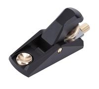 Luocute Low Angle Block Plane, 33 Degree Hand Planer with Aluminum Alloy Body and Brass Accessories, for Fine Woodworking Model Making Leather Projects