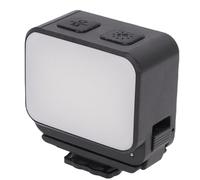 Luocute Magnetic LED Camera Light, 3 Color Temperatures 150Lx 4 Dimmable Levels Built in 600mAh Battery, with Cold Shoe Mount and 1/4 Screw Hole, for Osmo Action 6 Camera