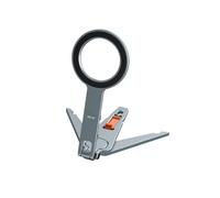 Luocute Magnetic Phone Tripod, Aluminum Alloy Foldable Phone Mount with 360 Adjustable Stand and Cold Shoe Slot, MG-34 Cellphone Tripods with Hook, 2.3 X 5.1 X 0.6in