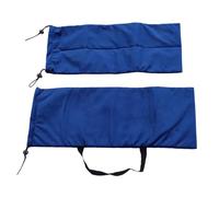 Luocute Mahjong Rack Bag, Velvet Storage Bag with 4 Divider Pockets and Handle for Mahjong Racks Pushers, Fits All Types, Portable Game Night Travel