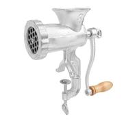 Luocute Manual Meat Grinder, Heavy Duty Tin Coated Cast Iron Effortless Hand Crank for Freshes Ground Beef Sausages Pet Food, Compact for Home Restaurant Outdoor