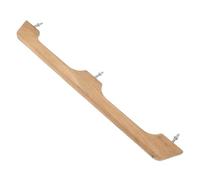 Luocute Marine Handrail Sturdy Teak Handrail, 2 Loop 22 Inch Marine RV Boat Rowing Accessories for Extreme Weather Resistance, Whitecap Teak Handrail Marine RV Boating Accessories