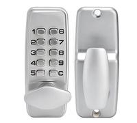 Luocute Mechanical Password Lock, Water Proof Fireproof Zinc Alloy Intelligent Keyless Coded Lock Set, for Home Office Outdoor Gate Fence Garage Yard