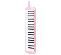 Luocute Melodica, 37 Key Air Piano Keyboard Musical Instrument with 2 Mouthpieces and Thickened EVA Hard Case, for Kids Adults Beginners Classroom Performance (Roseate)