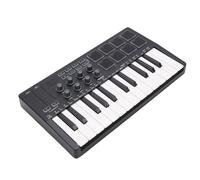 Luocute MIDI Keyboard Controller, 25 Force Sensing Keys 8 RGB Backlit Pads 8 Encoders 2 Touch Strips, with Connectivity and Music Production Software, for Windows OS X Android IOS