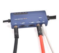 Luocute MIDI to USB Cable Adapter, USB MIDI Interface for Music Keyboard Microphone Recording, with Built in Reverb Chorus 3D Sound Effects, 5 Pin Input Output 16 Channels 2M Braided (LuocuteusVpu-11)