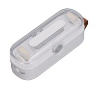 Luocute Mini Bag Sealer, 2 in 1 Portable Sealer and Cutter No Preheating with Magnetic Strip and Lanyard for Plastic Bags Home Travel Camping (White)