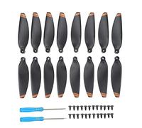 Luocute Mini Drone Propellers Replacement Blades with Low Noise Quick Release Props, 16pcs Propellers, 24pcs Screws, 2pcs Screwdriver for Easy Installation, PC Material,Stable Flight