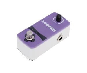 Luocute Mini Guitar Looper Pedal, Single Switch Control 12 Minute Recording Smart Memory Playback with USB C and 9V Power Supply, Electric Guitar Delay Reverb Effects for Practice