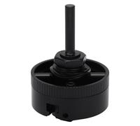 Luocute Mini Lathe Chuck Set, 3 Jaw Self Centering Lathe Chucks High Carbon Steel 50mm Diameter with Connecting Rods, for Woodworking Stone Carving Jade Engraving (Black)