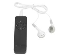 Luocute Mini MP3 Player with Lossless Sound, Up to 64GB (Black) | Portable Music Player with 180mAh Battery, for Students, Running, Travel