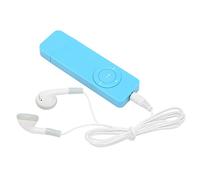 Luocute Mini MP3 Player with Lossless Sound, Up to 64GB (Blue) | Portable Music Player with 180mAh Battery, for Students, Running, Travel