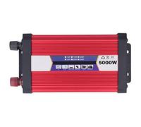 Luocute Modified Sine Wave Car USB Charger Converter Adapter with Overload Protection Silent Fan Heat Dissipation 5000W (12V to)