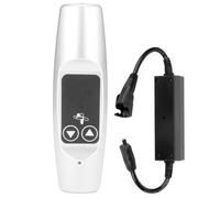 Luocute Motor Wireless Remote Controller, RF 433.92MHz Switch with 30m Range, Built in Charging Guard Wire, for Electric Actuators Garage Doors Roller Shutters Electronic Devices