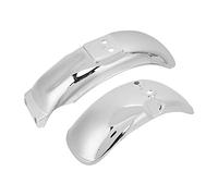 Luocute Motorcycle Wheel Mudguard, Chrome Plated ABS Plastic Splash Guard Replacement for Monkey Gorilla Bikes Z50 Z50A Z50J Z110 Z125, with 8in or 10in Wheels