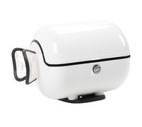 Luocute Motorcycles Top Case, 28L Motorcycles Trunk Tail Box Bag with Anti Theft Lock System, Waterproofing Rustproof, Easy Installation with Universal Bracket, Black (White)