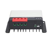 Luocute MPPT Solar Charge Controller 12V 24V Auto Bidirectional Tracking Short Circuit Protection for Home RV Ship Solar Power Generation System,Solar Panel Regulator (MC2440N10)