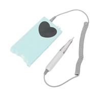 Luocute Nail File Drill, 35000RPM 65W Professional Nail File Machine Rechargeable with 6 Bits LCD Screen for Nail Polishing Nail Art (UK Plug)