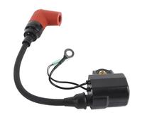 Luocute Outboard Ignition Coil, High Performance Ignition Coil Assembly with Plug Cap, Powersports Coils Replacement for 60-90 Horsepower Boat Motor Engine
