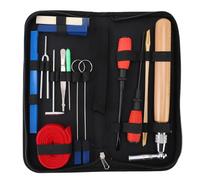 Luocute Piano Tuning Kit, 16Pcs Professional Piano Tuner Tools Including Tune Hammer Lever Felt Mutes Fork Tuning Wrench Temperament Strip Repairing Accessories