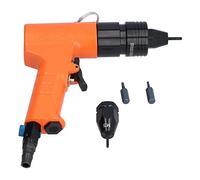 Luocute Pneumatic Rivet Nut Gun, Industrial Grade with Quick Change Mandrels and Self Locking Head, for Riveting and Fastening Metal Plates Pipes Cabinets M3 M4