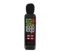 Luocute Portable Decibel Meter with AC Weighting, Maximum Minimum Detection, Fast Slow Modes, Windscreen Ball, Color Screen, Carrying Bag, Suitable for Factories Transport