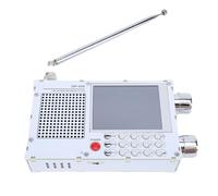 Luocute Portable Full Band Radio, AM FM MW SW Shortwave with RDS 5000mAh Battery 2.8 Inch Touch LCD (White)