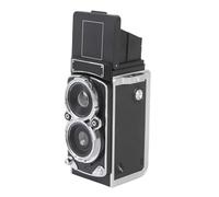 Luocute Portable Vintage Camera, TLR Style Retro Mini Digital Camera, 12MP Photos, 1080P FHD Video, Color/Black White Filters, Autofocus Vlogging Camera with 16GB Card (64GB)