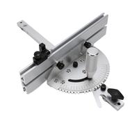 Luocute Precision Miter, Aluminum Alloy Table Saw with 250mm Fence and Flip Stop, for Woodworking Cuts and Detailed Joinery