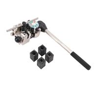 Luocute Professional Brake Line Flaring Tool Kit, 45 Degree Single Bubble Double Flaring Tool Set, for 3/16in 1/4in 5/16in 3/8in Steel Copper Metal Tubing