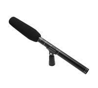 Luocute Professional Camera Microphone, Cardioid Pickup Pattern Condenser Mic with Metal Bracket and Windproof Foam Cover for Interviews and Video Recording