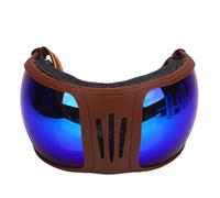 Luocute Professional Grade UV400 Lenses Windproof Horse Goggles with Multi Layers Sponge, Designed to Guard Your Horse From Wind, Sand, and Dust, Adjustable Straps for Riding (Blue)
