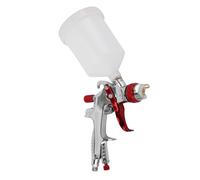 Luocute Professional HVLP Spray Gun Set, 1.3mm Nozzle 500ml Capacity Gravity Feed for Auto Paint Clear Top Coat Touch Up, with Brass Nozzle Cap and Adjustable Control