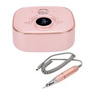 Luocute Professional Nail Drill Kit, Rechargeable Nail File with LED Display 35000 RPM Adjustable Speed Low Noise for Manicure Pedicure Callus Removal Men Women