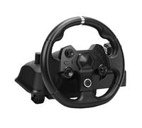 Luocute Racing Wheel, 11 Inch 270 Degree Driving Simulator Wheel with Adjustable Steering Sensitivity and Dual Joysticks, with Programmable Pedals and Handbrake, for for for PC for
