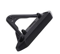 Luocute RC Car Bumper Part, High Hardness Iron Front Bumper with 2LED for Axial SCX24 1/24 Remote Control Car, Good Size And Shape, Stable Performance, Night Driving Design Upgrade