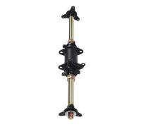 Luocute Rear Live Axle Wheel Hub Complete Kit, Go Kart Cart ATV Buggy Quad Drift Trike Rear Live Axle Kit with Sprocket Brake Disc Mount Hub Flange for Quad Drift Trike