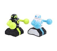 Luocute Remote Control Boxing Robots, 2 Player 2.4G Wireless RC Fighting Battle Bots with LED Lights Sound Effects, Cool Mecha Design Punching Action Toys for Kids Boys Age 5 6 7 8 9