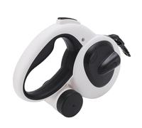Luocute Retractable Dog Leash, 16.4FT Automatic LED Light USB Charging Reflective Nylon Rope One Key Brake with Ergonomic Handle, for Small Medium Dogs Up to 66lbs (M)