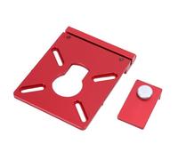 Luocute Router Guides Rail Adapter, Sturdy Aluminum Alloy with Center Cutting Line Indicator and Rail Stop, for Powertec Wen Triton Track Saw Guides Railing