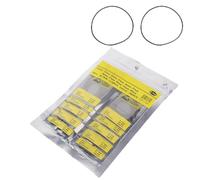 Luocute Rubber O-Ring Watch Gasket, 500pcs Replacement Seals | Watch Back Cover Seal Gaskets, Flexible Rubber O-Rings for Watch Repair, Water Resistant, 31-40mm Sizes